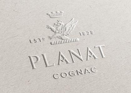 Branding des Cognacs Planat